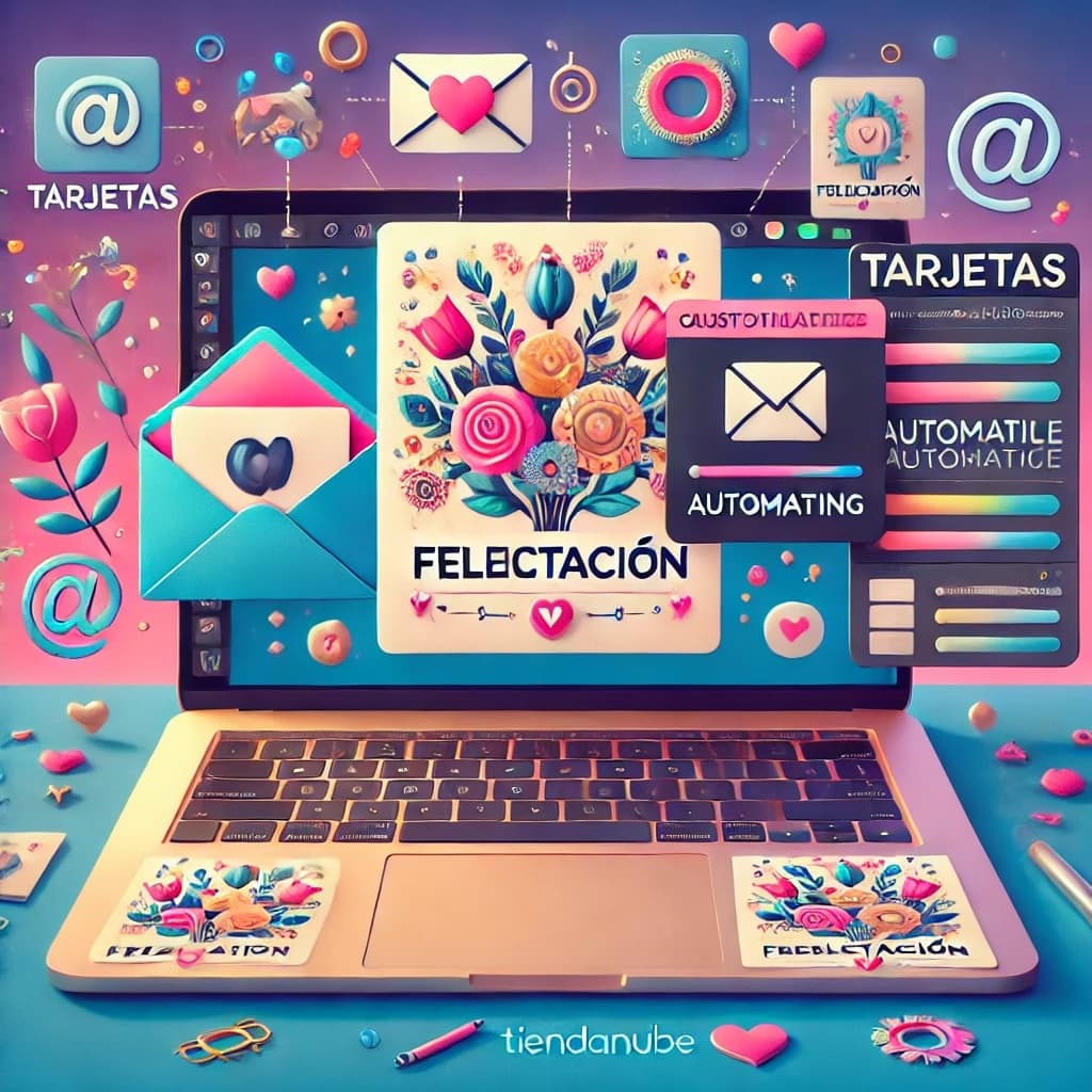 Envío automatizado de tarjetas de felicitación personalizables en Tiendanube