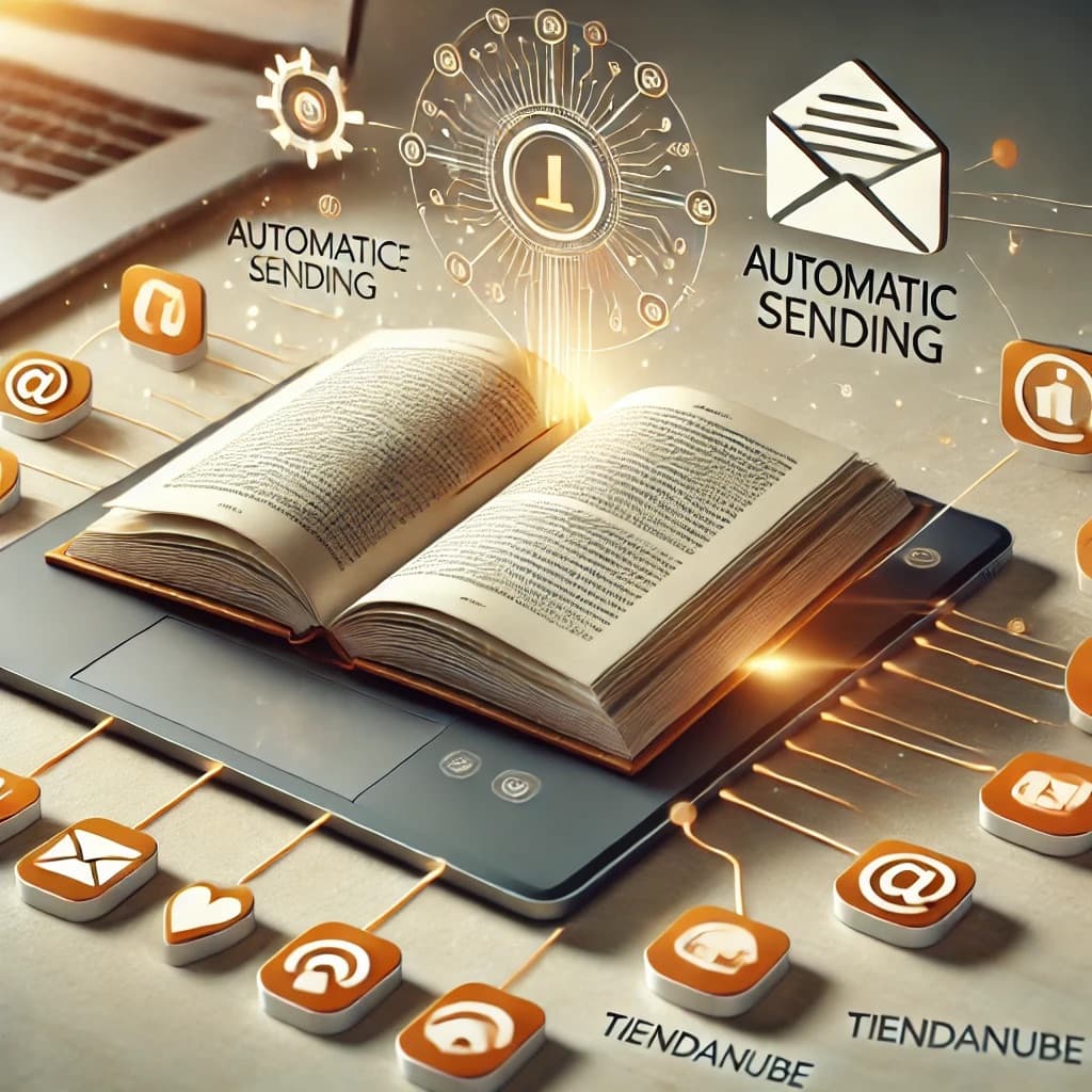 Envío automatizado de libros digitales en Tiendanube