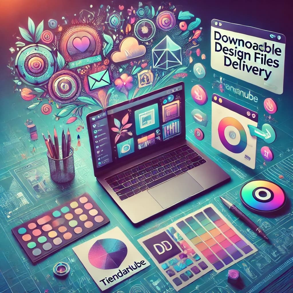 Envío automatizado de diseños descargables en Tiendanube